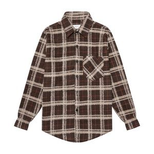 Cristos THE MOHAIR SHIRT - MOCHA Size M